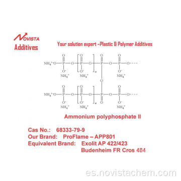 APP Cros484 AP422 polifosfato de amonio